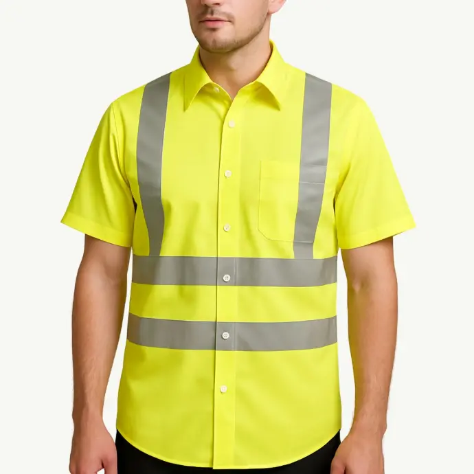 Camisa de vestir con Cinta Reflectiva
