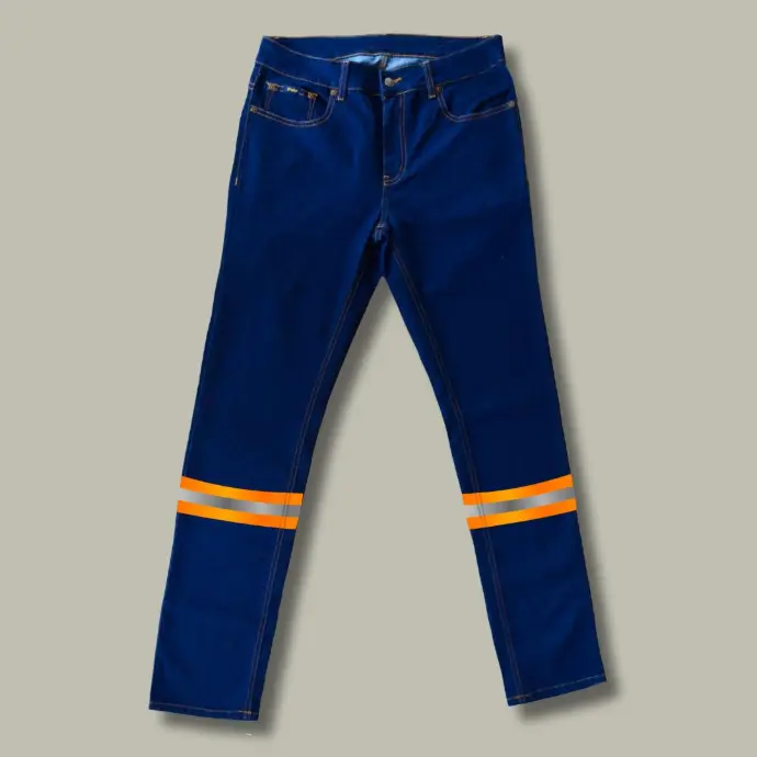 JEANS CON CINTA REFLECTIVA