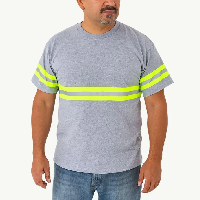 Camiseta Manga Corta con Cinta Reflectiva