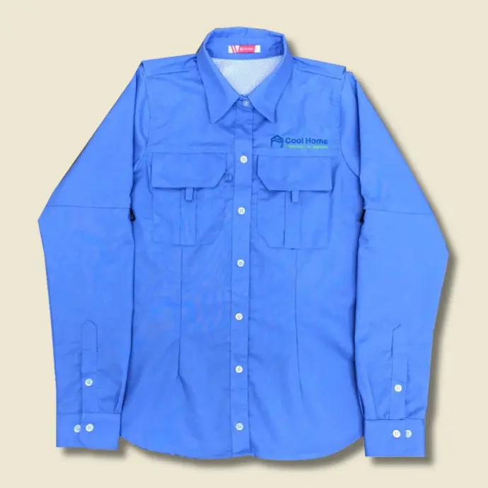 CAMISA COLUMBIA MANGA LARGA