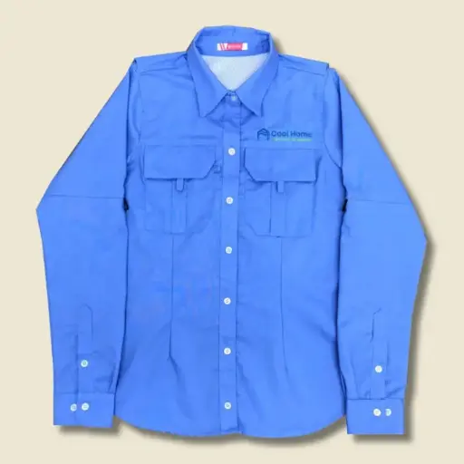 CAMISA COLUMBIA MANGA LARGA